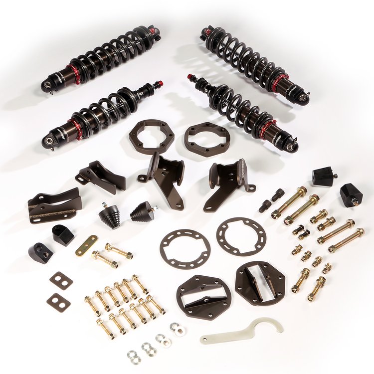 Single-Adjustable Coilover System 1968-1972 GM A-Body - Manual - Front/Rear
