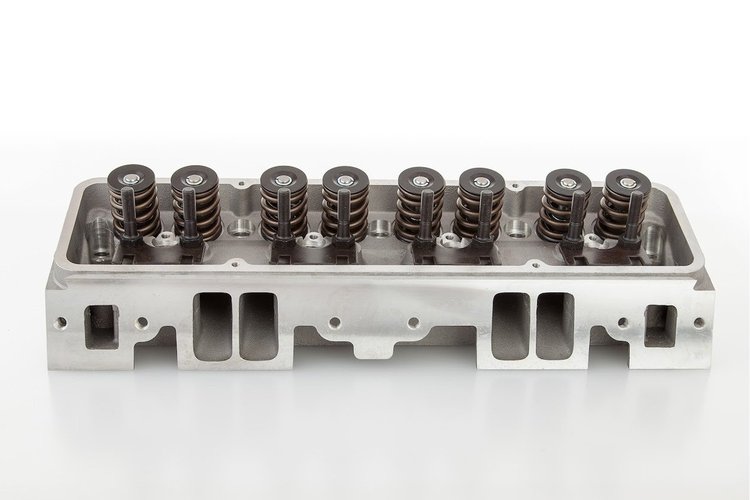 102-505 Aluminum Head for Small Block Chevy Engines, 180 cc, Straight Plug, .550 in. Max Hydraulic Roller [Complete]