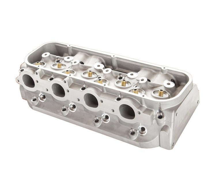 375-500 CNC-Ported Cylinder Head for Big Block Chevy Engines, 375 cc Intake Ports, 127 cc Combustion Chambers [Bare]