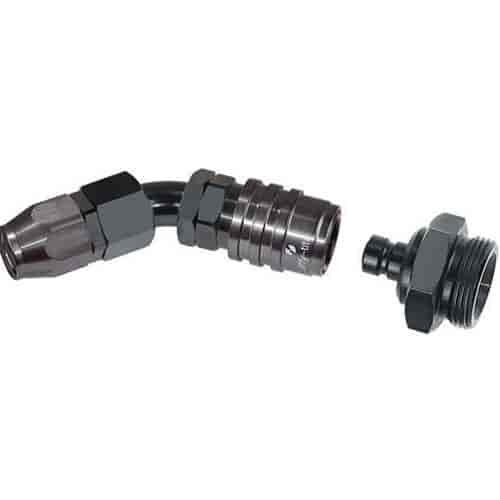 Carburetor Fitting Kit (2) -6 AN 45 Degree Sockets