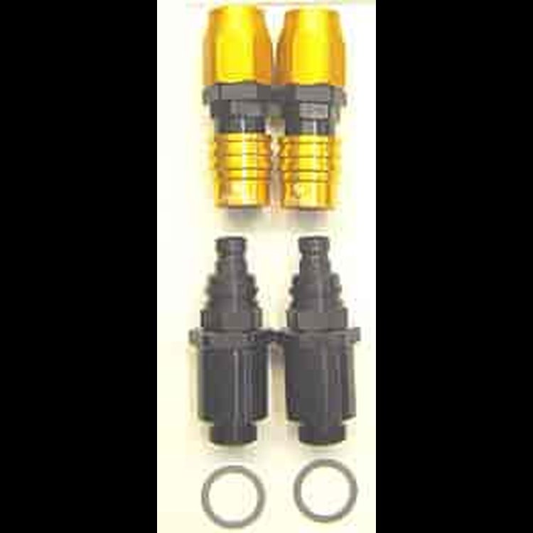 Carburetor Fitting Kit (2) -6 AN Straight Sockets