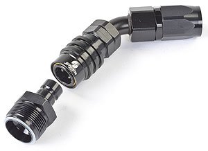 Carburetor Fitting Kit (1) -6 AN 45 Degree Socket