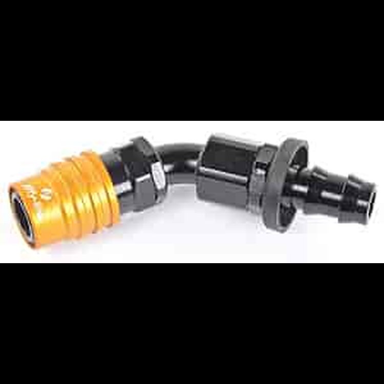 2000 Series Socket -6AN 45° Push-Lock Hose End