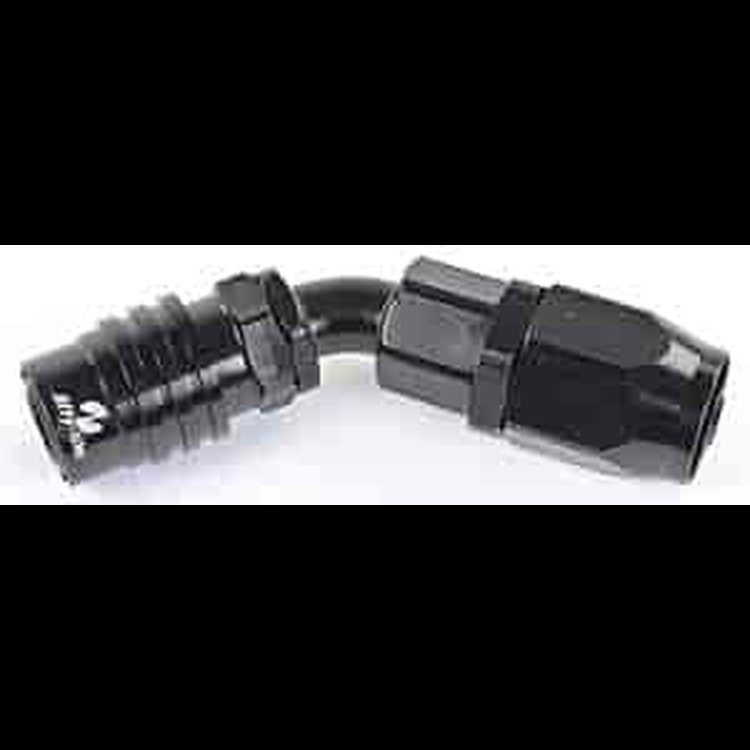 2000 Series Socket -6AN 45° Reusable Nut Hose End