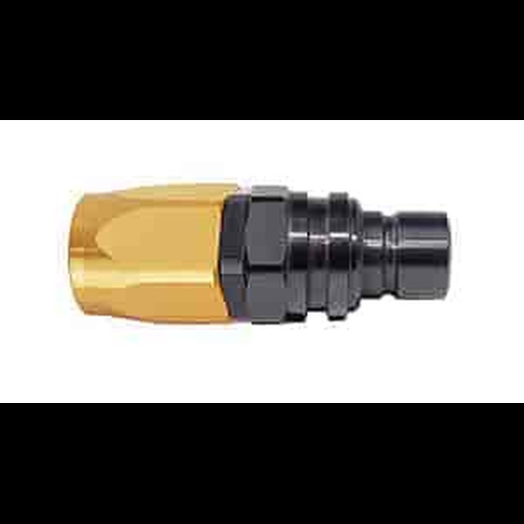 2000 Series Plug -4AN Straight Reusable Nut Hose End