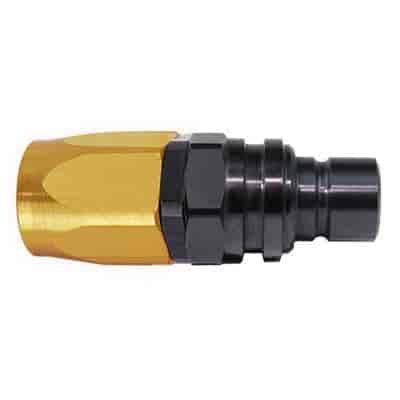 Plug -6 AN Re-usable Nut- Buna Seals- Valved
