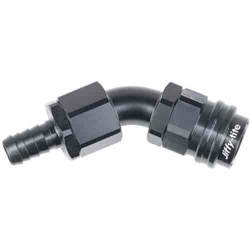 20 Series Socket -4AN 45° Hose Barb End