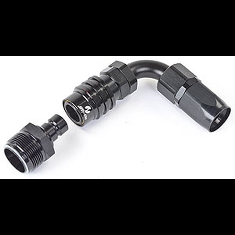 Carburetor Fitting Kit (1) -8 AN 90 Degree Socket