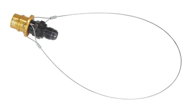 Socket -6 AN Male with Lanyard- Non- Valved