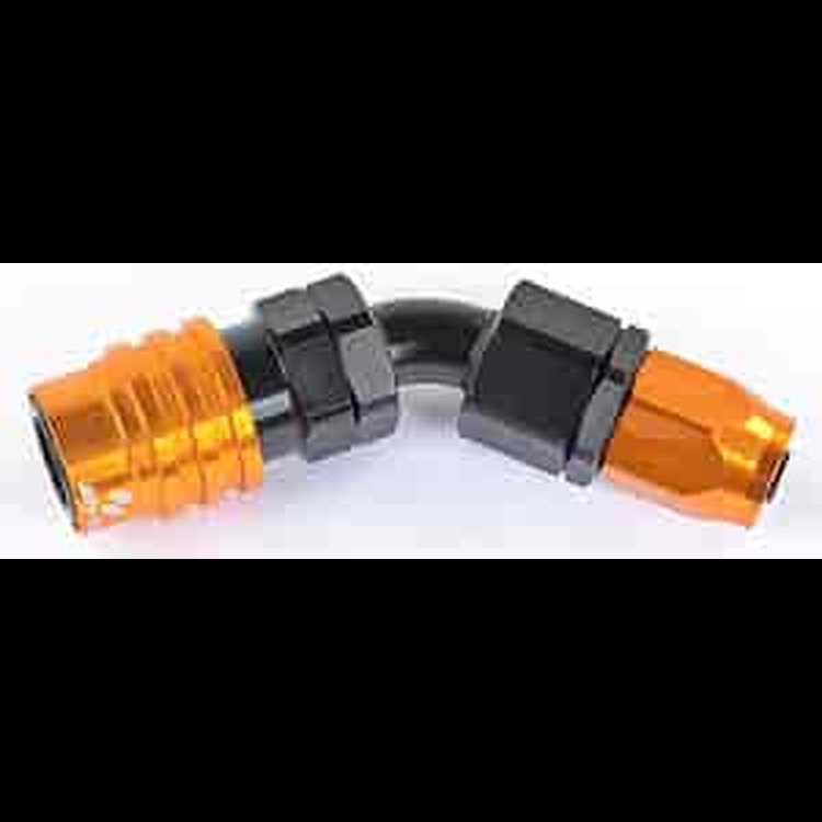 3000 Series Socket -6AN 45° Reusable Nut Hose End