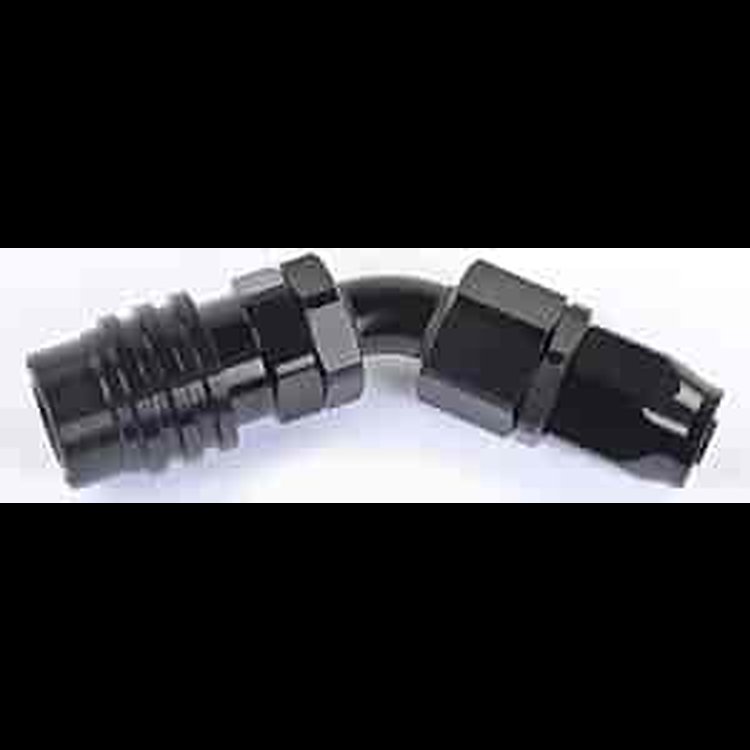3000 Series Socket -6AN 45° Reusable Nut Hose End