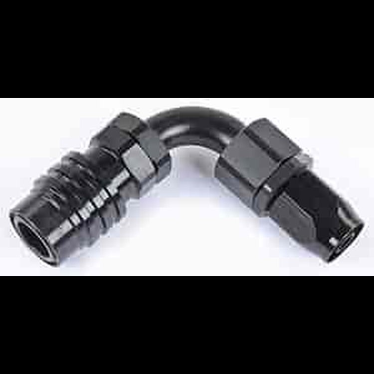 3000 Series Socket -6AN 90° Reusable Nut Hose End