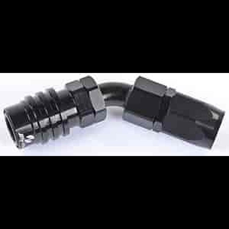 3000 Series Socket -8AN 45° Reusable Nut Hose End