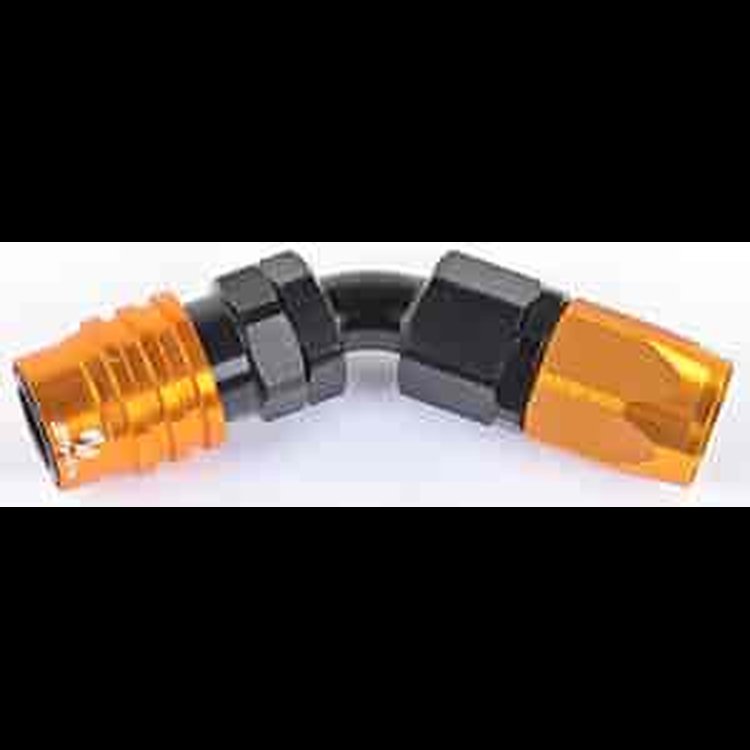 3000 Series Socket 45° Elbow -8 AN Re-usable Nut