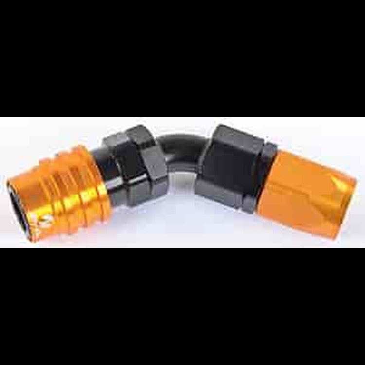 3000 Series Socket -8AN 45° Reusable Nut Hose End