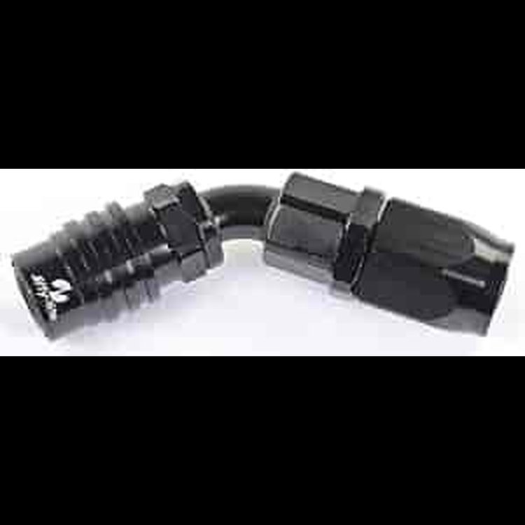 3000 Series Socket -8AN 45° Reusable Nut Hose End