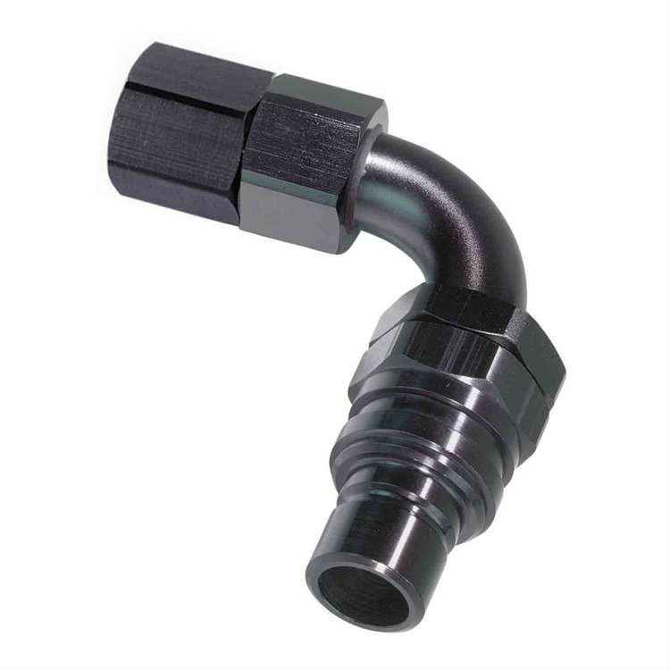 90DEG Elbow- Plug with -8 AN Female- Non- Valved- Buna Seals