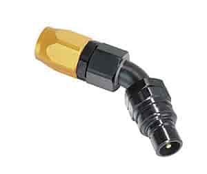 3000 Series Plug -6AN 45° Reusable Nut Hose End