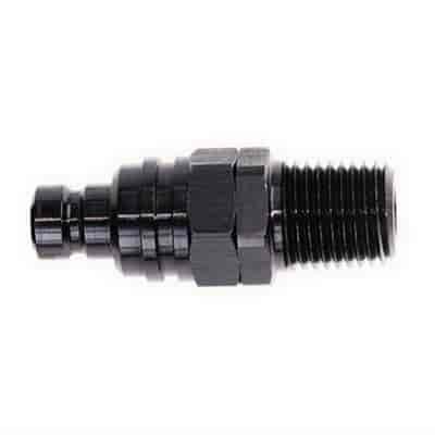 Plug 3/8IN. NPT Male- Valved- Buna Seals
