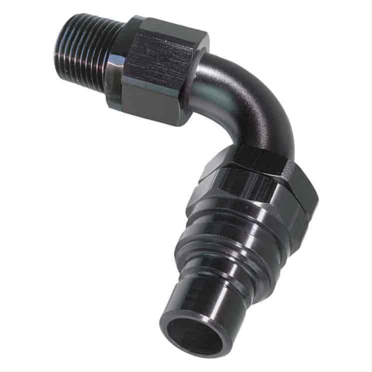 90DEG Elbow- Plug with 3/8IN. NPT Male- Non-Valved- Buna Seals