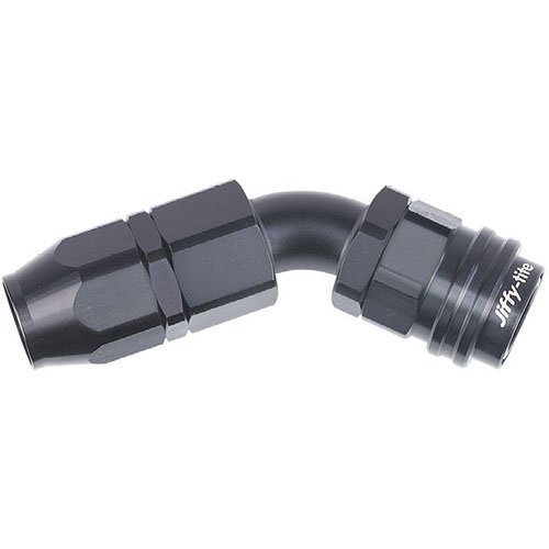 30 Series Socket -4AN 45° Reusable Nut Hose End