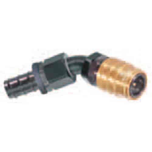5000 Series Socket -10AN 45° Push-Lock Hose End