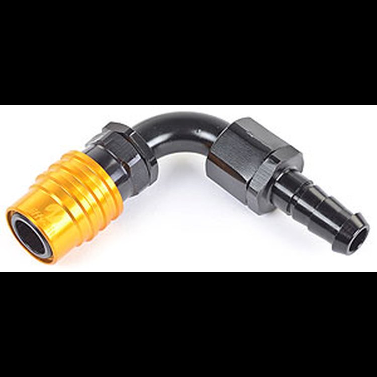 5000 Series Socket -10AN 90° Hose Barb End