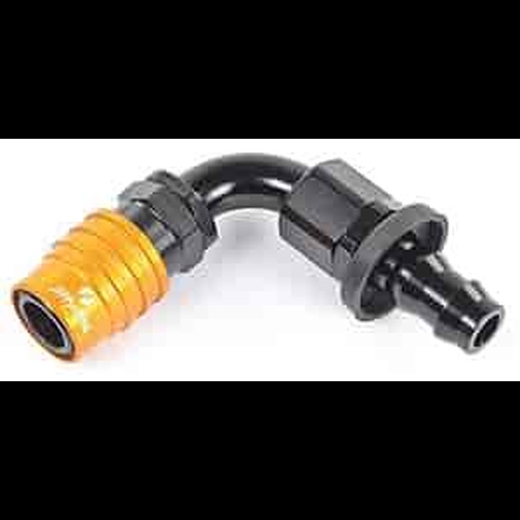 5000 Series Socket -10AN 90° Push-Lock Hose End