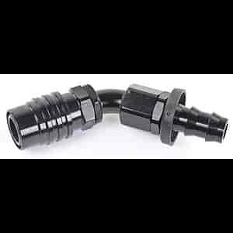 5000 Series Socket -12AN 45° Push-Lock Hose End