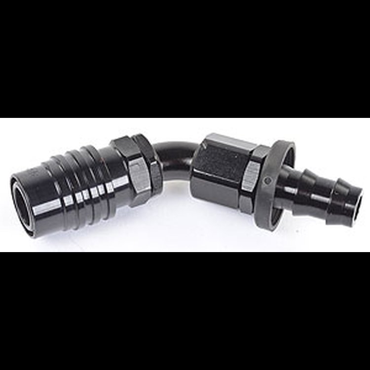 5000 Series Socket -12AN 45° Push-Lock Hose End