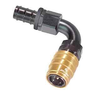 5000 Series Socket -12AN 90° Push-Lock Hose End