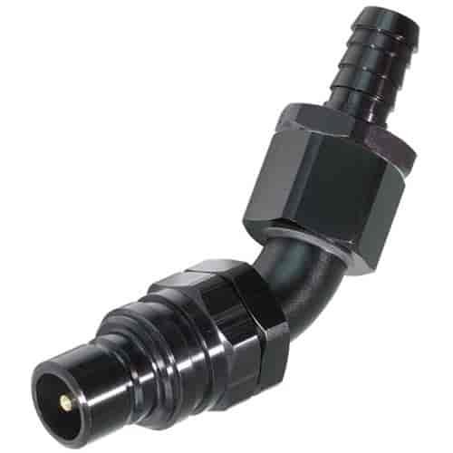 5000 Series Plug -12AN 45° Push Lock Hose End