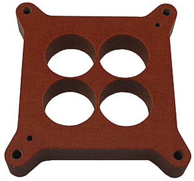 Phenolic Carburetor Spacer 4 Hole, Straight Bores