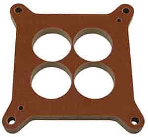 Phenolic Carburetor Spacer 4 Hole, Straight Bores