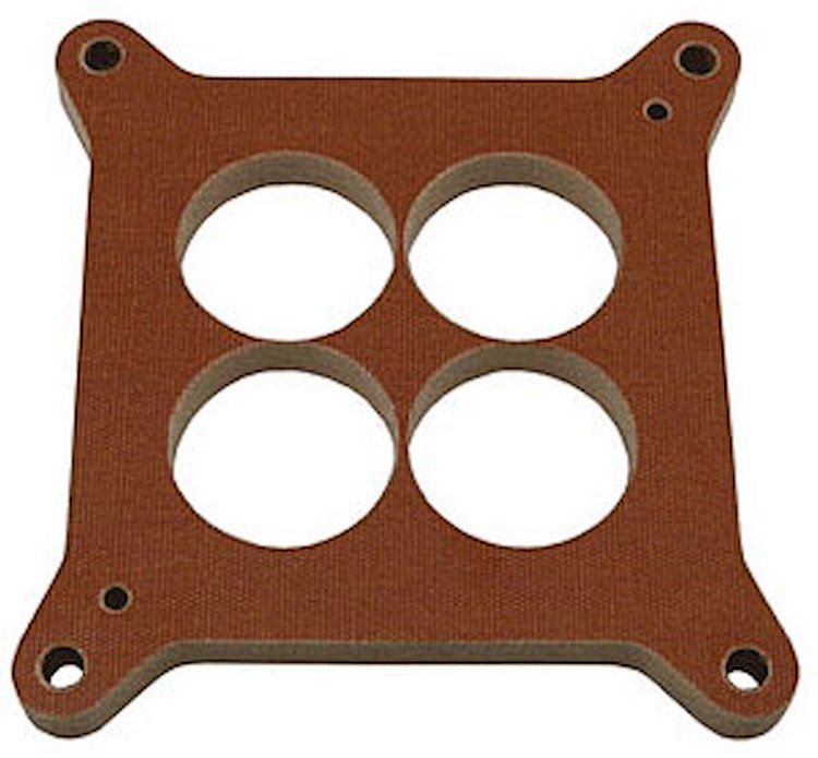 Phenolic Carburetor Spacer 4 Hole, Straight Bores