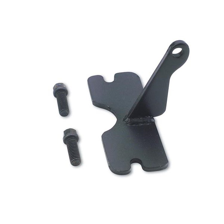 Air Conditioning Bracket Small Block Chevy Left Side (B) Black
