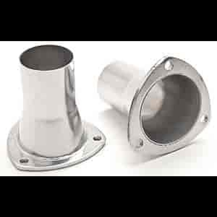 Header Collector Diameter: 3-1/2" Exhaust and Pipe Diameter: 2-1/2" Ceramic Coated