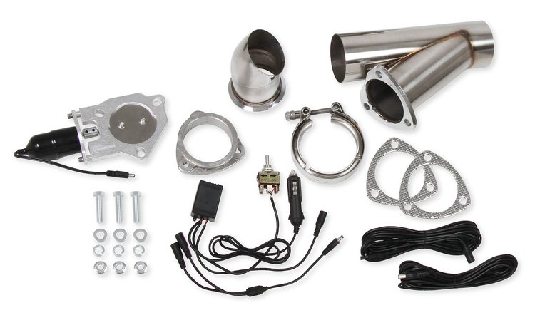 Street Tease Single Electric Exhaust Cut-Out Kit