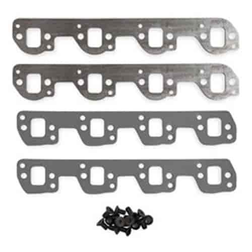 Header Flange Kit without Stubs Ford 302, 351W Stock, Holley, GT-40, J302, Edelbrock, TFS Street Head