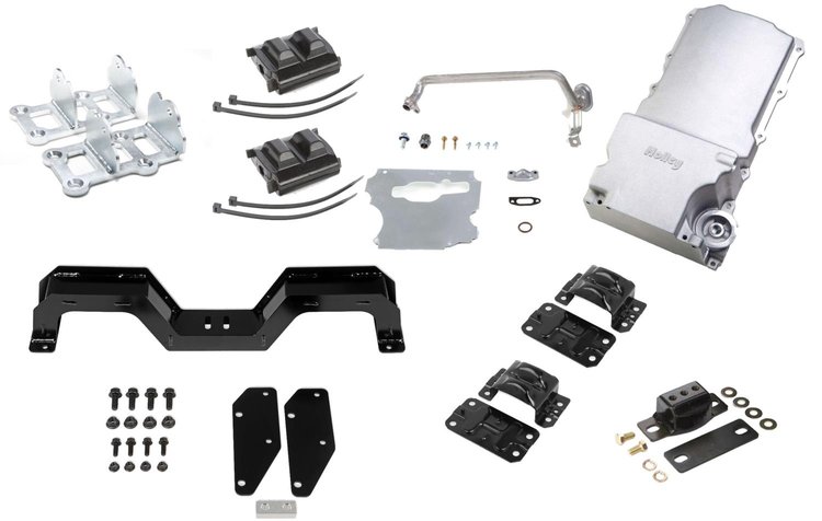 LS Engine Swap Mount Bracket Kit, 4L80E Transmission