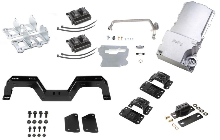 LS Engine Swap Mount Bracket Kit, T56/T56 Magnum Transmission