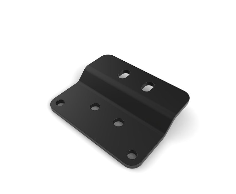 LS or LT Swap Crossmember Add-On Bracket for 1978-1988 GM A/G-Body w/4L60E, 4L65E, 4L70E, 4L75E [Black Powder Coat]