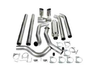 Truck Force Dual Exhaust System 2003-04 Dodge for Cummins 5.9L Crew-Cab Long Bed