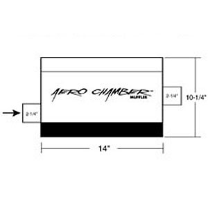 Aero Chamber Mufflers 2.5" Inlet