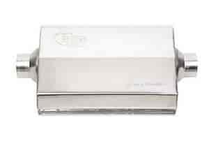 Aero Chamber 304 Stainless Steel Muffler Inlet: 3"