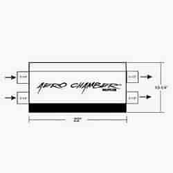 Aero Chamber Mufflers Inlet: 2-1/4"