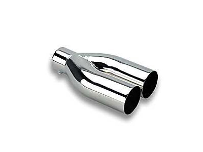2-1/2" Inlet, 3" Out, 10-3/4" Long, Dual Tips