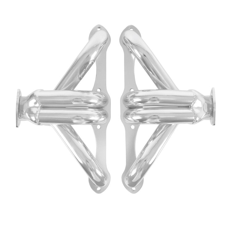 Super Competition Block Hugger Headers 265-400 Chevy Small Block V8 w/ Fast Burn Heads