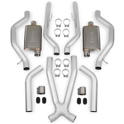 Header Back LS Swap Exhaust System w/Mufflers 1973-87 C10/20 2WD Pickup