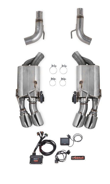 Blackheart Axle-Back Exhaust Kit with Multi-Mode Attitude Exhaust Valve Control System